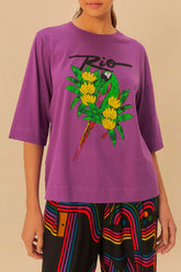 Blusa T-Shirt Fit Mangao Rio 335064 Farm